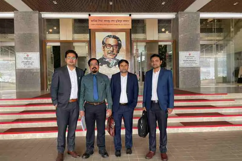Invesmate Insights leadership team on an official visit