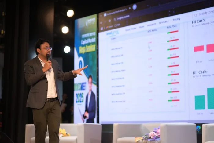 Market research walkthrough on stage